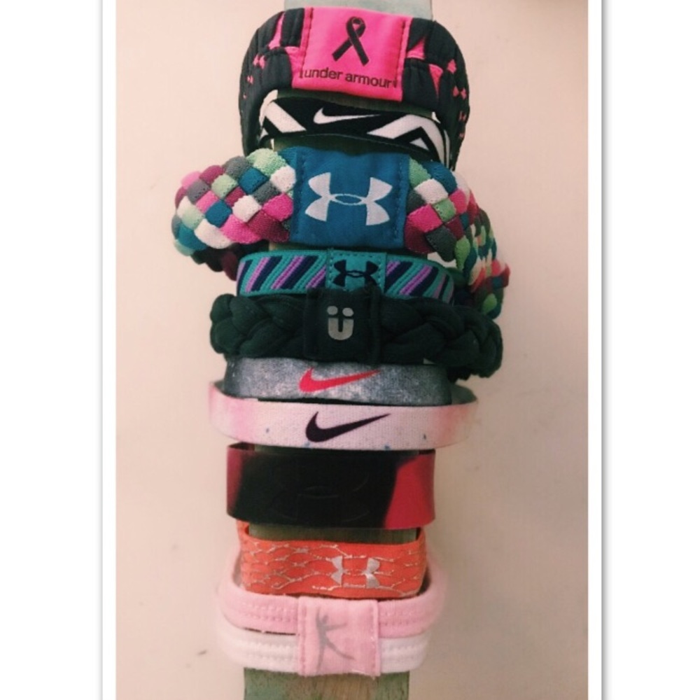 $150 worth of UA and Nike headbands